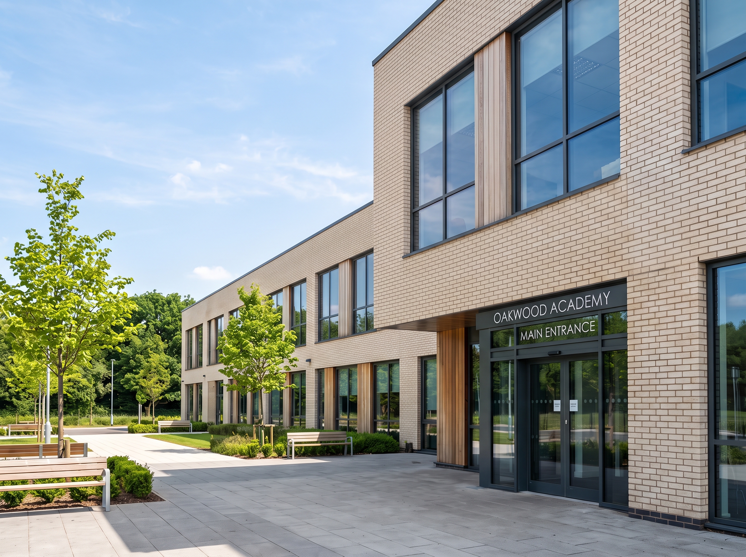 The client's building as photographed on site